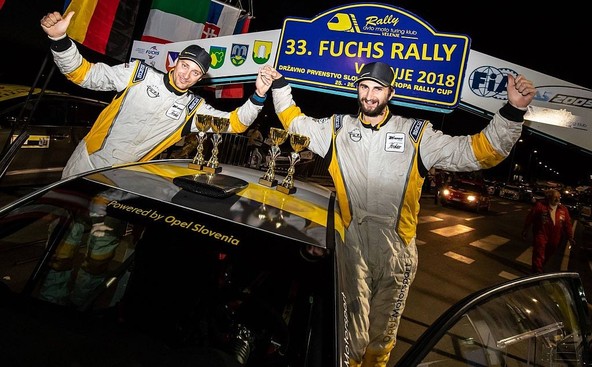 Posadka Tim Novak-Uroš Ocvirk: Z Opel ADAMOM R2 uspešno tudi na reliju v Velenju