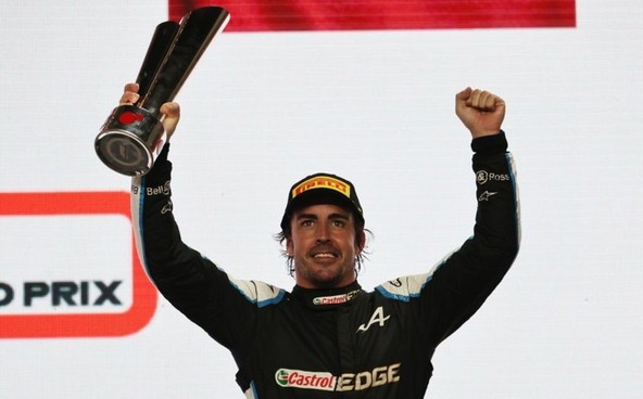 VN Katarja: VESELJE NA STOPNIČKAH ZA MOŠTVO ALPINE F1