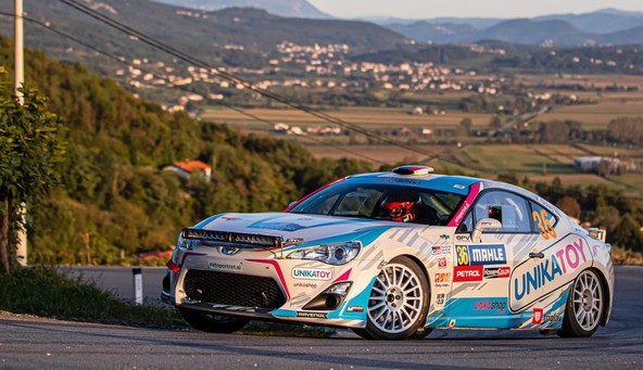 Grega Premrl in Vili Ošlaj : Grega Premrl na zahteven reli v Poreč