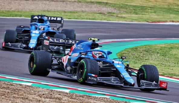 VN Emilije Romanje, Imola : OCON IN ALONSO STA V RAZGIBANI DIRKI OSVOJILA PRVE TOČKE LETOS