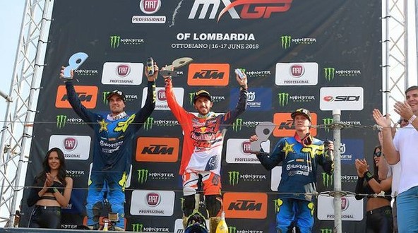 Dirkališče v Ottobianu: Tony Cairoli slavil na dirki »Fiat Professional MXGP v Lombardiji«