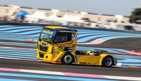 Evropsko prvenstvo FIA v dirkanju s tovornjaki : Goodyear še naprej edini dobavitelj pnevmatik 