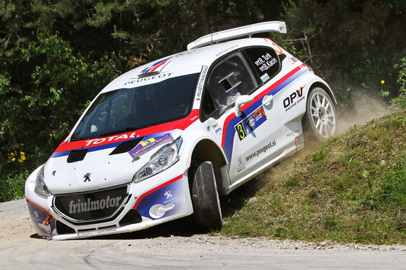 Reli FUCHS Saturnus Velenje 2015: Zmaga za Roka Turka s Peugeotom 208 T16